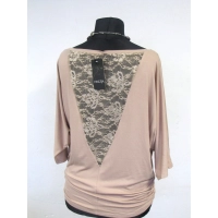 Tunika Adrienne - kimono z koronką na plecach